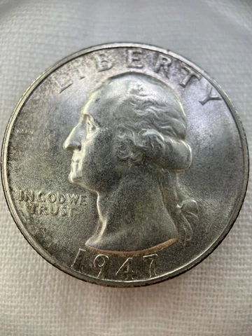 1947-S 25C 90% Silver Washington Quarter. Fantastic Coin! Cover