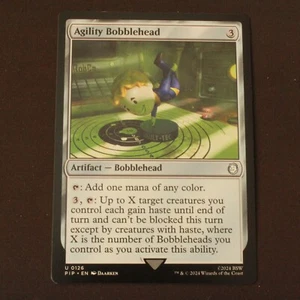 Agility Bobblehead 126 Magic The Gathering Fallout (PIP) poco común casi nuevo - Imagen 1 de 2