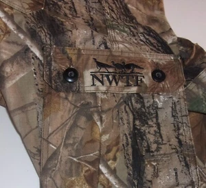 Men's NWTF Realtree Camo Pants L 38-40 - 32" Inseam Bottom Drawstring - Picture 1 of 9