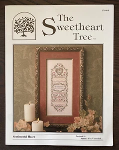 The Sweetheart Tree Pattern: Sentimental Heart NEW Counted Cross Stitch Chart - Picture 1 of 2