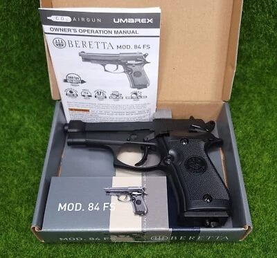 Umarex Beretta Mod. Pistola de ar 84 FS M84FS .177 aço BB CO2 Blowback - 2253015 - Imagem 1 de 4