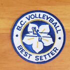 Bc Volleyball Best Spiker Embroidered Patch Badge Crest Unused New