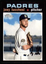 2020 Topps Heritage Base #109 Joey Lucchesi - San Diego Padres