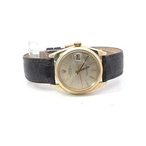 Rolex 1967 Date Oyster Perpetual 1503 Silver Dial 14k Yellow Gold Auto Watch - Picture 1 of 12