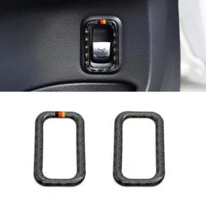 Black Carbon Interior Rear Trunk Switch Panel Trim For Mercedes C Class W205 GLC - Bild 1 von 6