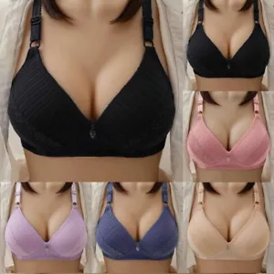 Damen Kabelloser Push Up Gepolsterter BH Sport Yoga Unterstützung Top Weste Bra - Bild 1 von 19