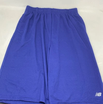 New Balance Boys Mesh Athletic Shorts - Royal Blue, Size XL (18/20) - Image 1 of 4