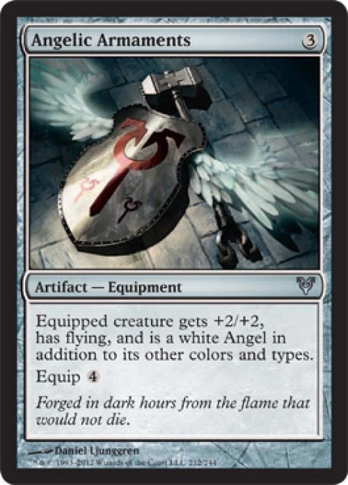 Angelic Armaments - Light Play MTG Avacyn Restored - Image 1 of 1