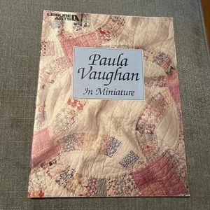 Paula Vaughan in Miniatur Kreuzstich Musterheft 8 Seiten sehr guter Zustand Freizeit Kunst - Bild 1 von 5