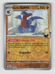 Cynthia's Gabite, DRI, SV10: Destined Rivals, 103/182, Common, Reverse Holo, NM - Bild 1 von 2