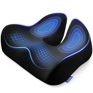 Thickened Seat Cushion, Ergonomic Memory Foam Hemorrhoid Pillow for Hip, Scia... - Picture 1 of 7