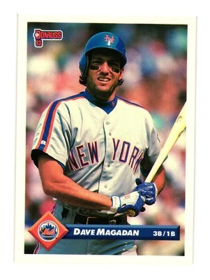1993 Donruss #486 Dave Magadan New York Mets - Image 1 of 2