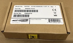Extreme networks 10/100/1000Base-T SFP 10070H NEW Original - Afbeelding 1 van 4