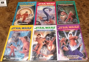 Lot of 6 Star Wars Junior Jedi Knights Books Complete Set Set 1-6 - Picture 1 of 3