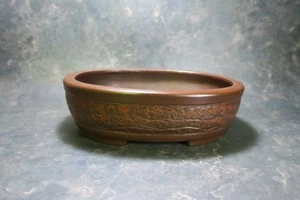 Genuine Japanese Bonsai pot "Kisen" from Tokoname. - Picture 1 of 14