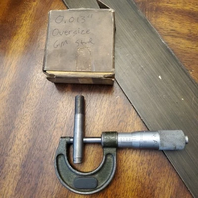 +.013" EXTREME Oversize Small Block Chevrolet Press Rocker Stud Repair 350 327 - Image 1 of 3