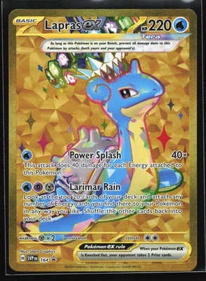 Lapras ex 164 SV: Scarlet & Violet Black Star Promo Pokemon Card - Image 1 of 2
