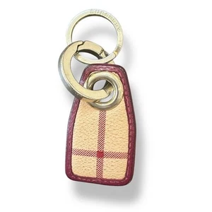 Authentic Burberry Nova Check Logo Shadow Horse Keychain Keyring - Picture 1 of 24