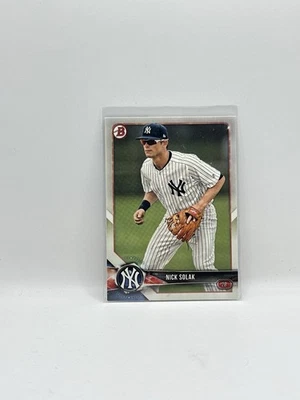 2018 Bowman Nick Solak #BP104 - Image 1 of 2