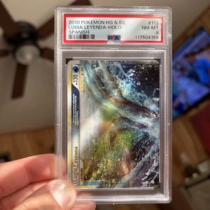 2010 POKEMON HEARTGOLD & SOULSILVER #113 LUGIA LEGEND-HOLO PSA 8 (Spanish) - Picture 1 of 3