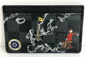 Louis Vuitton Damier Graphite Map Groom Card Holder N60265 - Picture 1 of 4