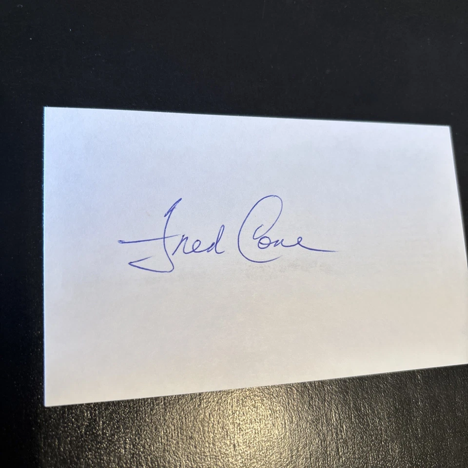 Fred Cone (Clemson- undefeated in ‘48 & ‘49) ‘51 GB Packers, Packers HOF, D.’21 - Image 1 of 2