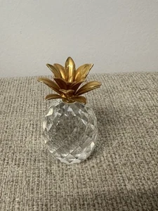 Swarovski Crystal Pineapple 2 1/2" Inch Tall - Picture 1 of 5