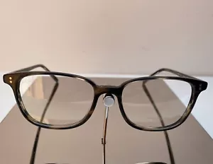 OLIVER PEOPLES MASLON  COLOUR 1611 SHINY BLUE COCOBOLO UNISEX SPECTACLE FRAME - Picture 1 of 8