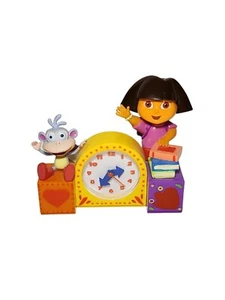 Reloj despertador Dora la Exploradora 2002 hablando cantando de Viacom Tek Time Works - Imagen 1 de 5