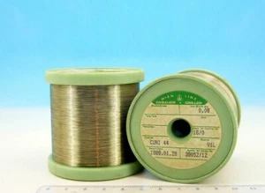 100ft 30m E ISOTAN Constantan 40AWG 0.08mm 97.5 O/m 29.7 O/ft Resistance WIRE - Picture 1 of 2