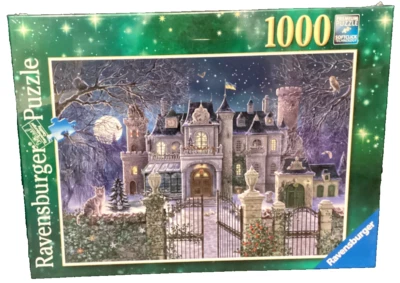 Ravensburger 1000pc Christmas Villa 2020 rare jigsaw puzzle NIB - Image 1 of 2