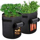 Potato Growing Bags,2 Pack 7 Gallon Vegetable Grow Bags Planter