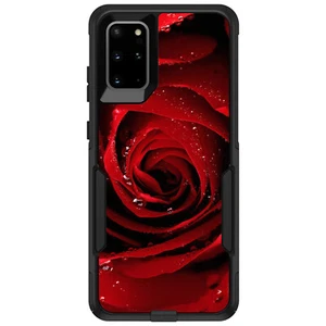 OtterBox Commuter for Galaxy S (Choose Model) Dew Covered Red Rose - Picture 1 of 13