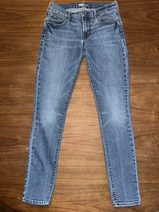 Pantalones de mezclilla ajustados originales Old Navy para mujer - elásticos - lavado mediano - entrepierna 27' - talla 4 - Imagen 1 de 11