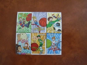 Block of 6 Australian stamps issued 2009, " Lets get Active". MUH. F/VF - Picture 1 of 1