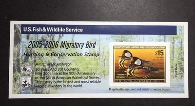 #RW72A 2005 - 2006 - US Federal Duck Stamp - Post Office FRESH - Image 1 of 3
