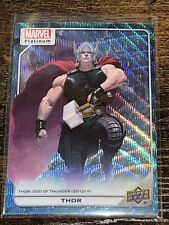 Upper Deck Marvel Platinum #134 Thor God Of Thunder (2012) #1 - Blue Surge