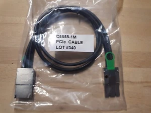 PCIe Kabel extern MOLEX PCI-e x8-x8 1 Meter 28AWG Ejectors 10GB 1m NEU - Afbeelding 1 van 3