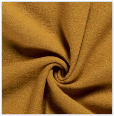 Bio Walkloden 100% Schurwolle CURRY - Stoff Meterware *** 50 cm x 140 cm *** - Bild 1 von 2