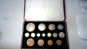 1937 REY GEORGE VI Gran Bretaña 15 piezas JUEGO DE MONEDAS DE MUESTRA  - Imagen 1 de 7