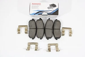 Asianautos Full Ceramic Front Brake Pads W/Hardware For Nissan Altima 2002-2006 - Picture 1 of 3
