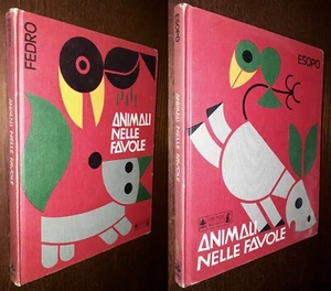 Animali nelle favole, Esopo + Fedro, Attilio Cassinelli, Giunti Marzocco 1976. - Foto 1 di 3