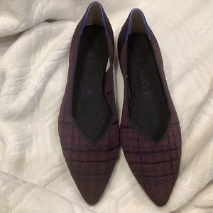 Rothy's The Point Winter Berry Textile Ballet Flats Shoes Women’s~US 11 EU 42~ - Picture 1 of 11