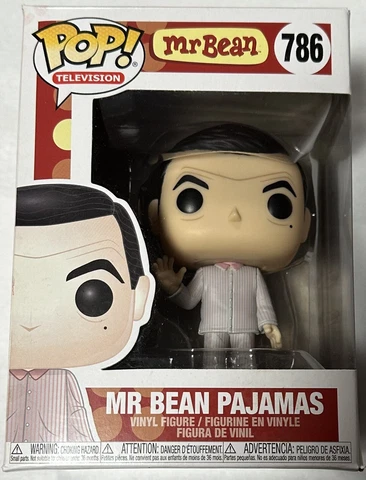 Funko POP! Television - Mr. Bean Vinyl Figure - MR. BEAN PAJAMAS #786 - New Cover