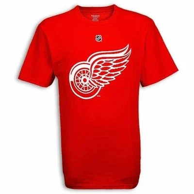 Camiseta Detroit Red Wings NHL Henrik Zetterberg #40 Roja Nombre y Número, XL Foto 1 de 2