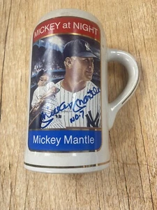 Topolino Mantle Firmato Stein Jsa Loa 1986 Impressioni Sportive Yankees - Foto 1 di 8