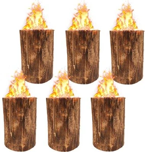 6x Schwedenfeuer Baumfackel 25cm Feuerfackel Schwedenfackel 2h Brenndauer Natur - Bild 1 von 6