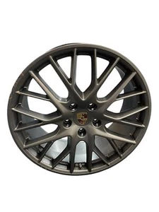 2017-2023 PORSCHE PANAMERA 21X9.5 5 LUG PLATINUM PAINTED WHEEL RIM 971601025D - Picture 1 of 12