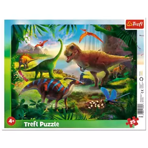 Rompecabezas Trefl Preescolar 25 Piezas - Dinosaurios - Imagen 1 de 2