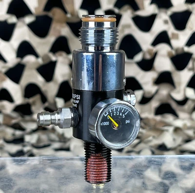 NEW PMI Pure Energy High Pressure 3000 PSI Tank Regulator - Black/Chrome